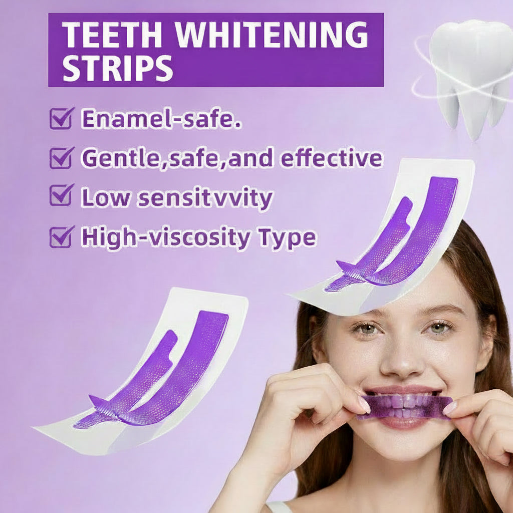How to use Nezzova Purple Whitening Strips at home