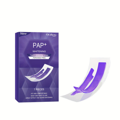 Nezzova Purple Whitening Strips travel-friendly smile care pack